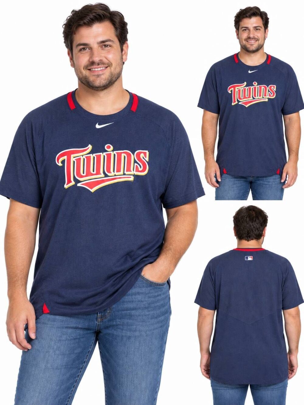 Nike MLB Minnesota Twins Dri-FIT Shirt XL Authentic